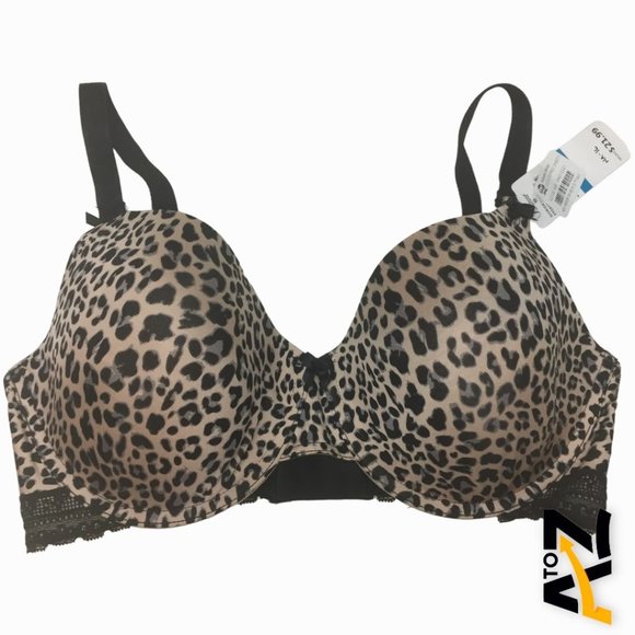 Women's Paramour Cheetah Print Bra Size 34DDD - Picture 1 of 10